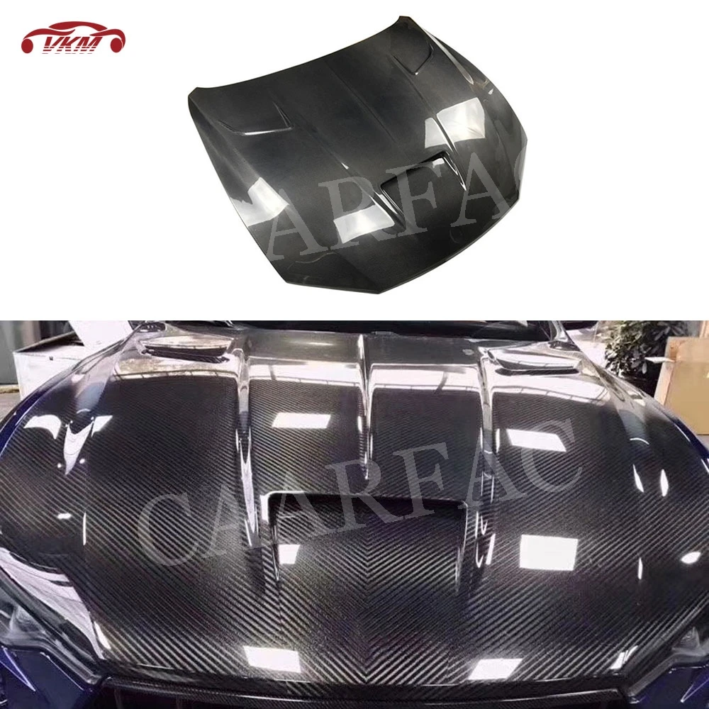 

Forged Carbon Front Engine Hood Cover for Maserati Levante 2016-2019 MS Style Dry Carbon Fiber Bonnet Cap Car Accessories