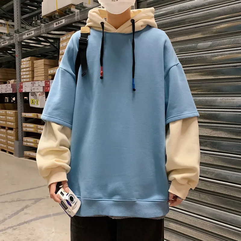 Ropa Aesthetic Suelta Hombre Sudadera Con Capucha De Manga Larga