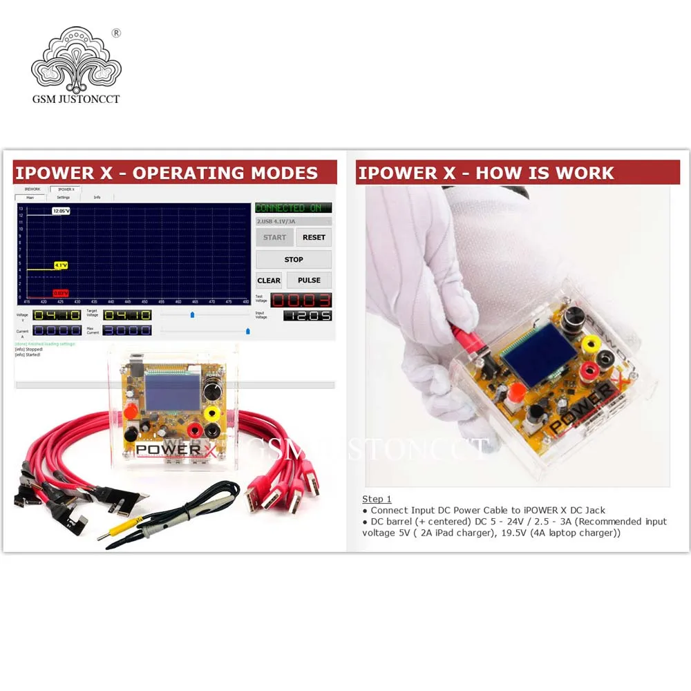 iPOWER X Box High Precision DC to DC Power Supply  IPOWER X Analyzer Box