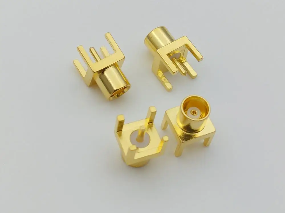 

100PCS-500pcs 50ohm MCX female straight Socket RF COAXIAL PCB mount ADAPTER