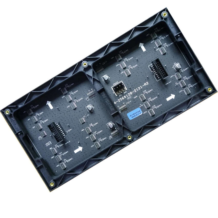 Module d'écran mural LED RVB, intérieur, document complet, panneau d'affichage LED, P4, SMD, 64x32 pixels, P2.5, P3, P5, P6, P7.62, P8, P10