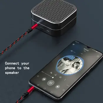 3,5mm jack prodlužovací audio kabel audio kabel linkový aux kabel 0,5 m/1 m/2 m/3 m pro iPhone, Samsung, sluchátka do auta, Xiaomi audio jack 10 nejlepší prodej 8pinový 3,5mm jack - №7