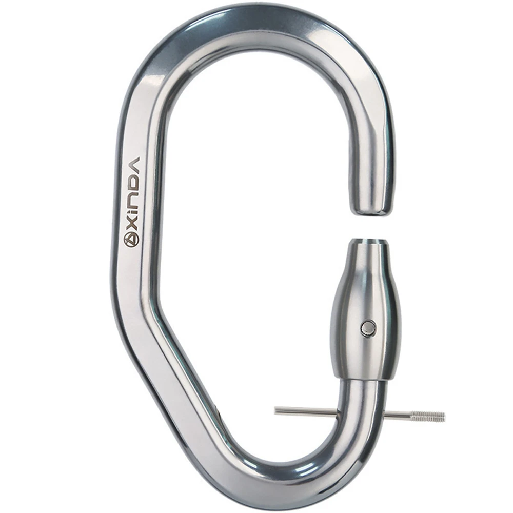 

Jungle Crossing Special Lock Buckle Stainless Steel Safety Buckle Tree Through Uninterrupted Protect Outdoor Extension Equipment