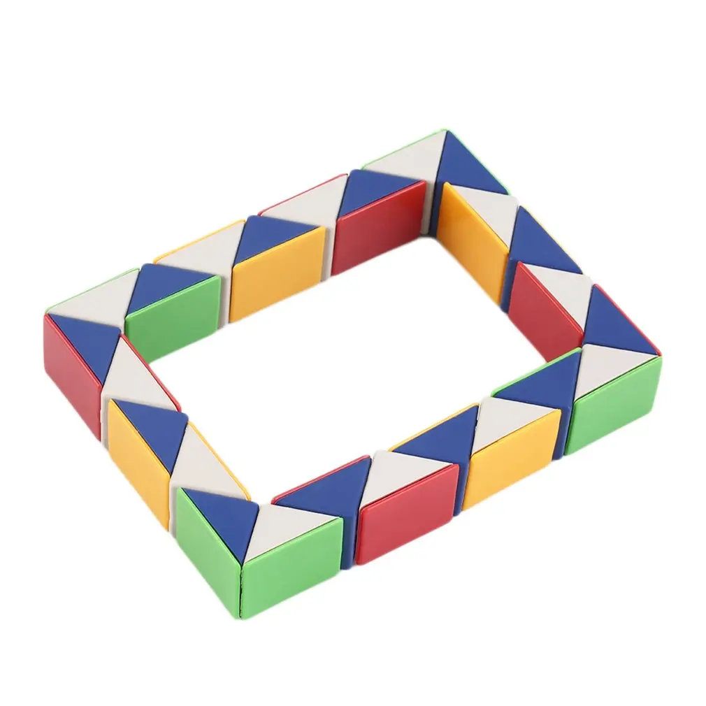 Snake Magic 3D Cube Game Puzzle Twist Toy Party Travel Kids Antistress Fillers Party Favours Colorful Early Educational Toy