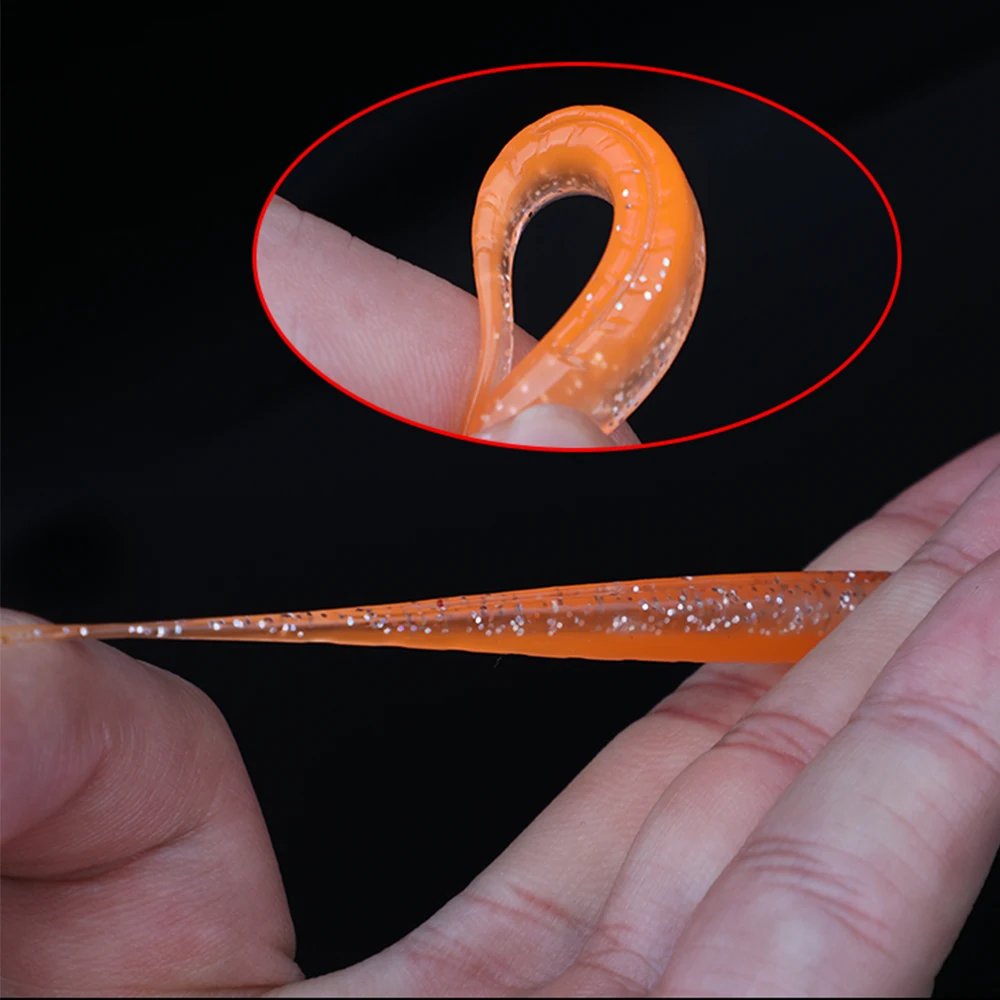 Hanlin Wobblers – Señuelos Blandos de Silicona para Carpa, Shad y Lubina - imagen 3