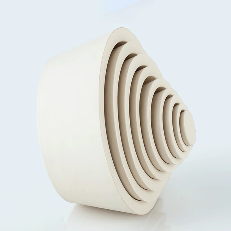 8*1pcs/set rubber Buchner funnel Buchner funnel holder rubber filter pad rubber sealing plug