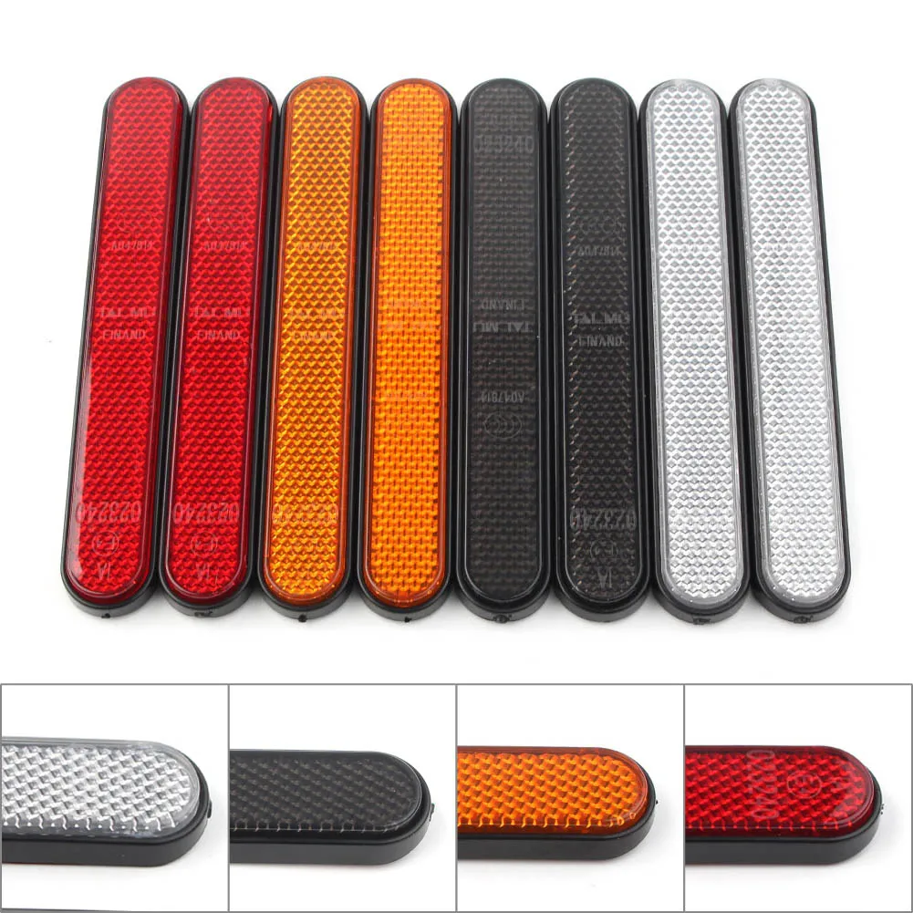 2Pcs Motorcycle Rear Mudguard Fender Reflector For Harley Sportster 883 1200 X48 A1 4colors