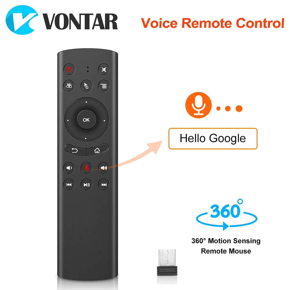 G20S Pro G20BTS Plus G20S Voice Remote Control 2.4GHz Wireless Mini Keyboard Air Mouse Gyro for Android TV Box H96 MAX X96 MINI