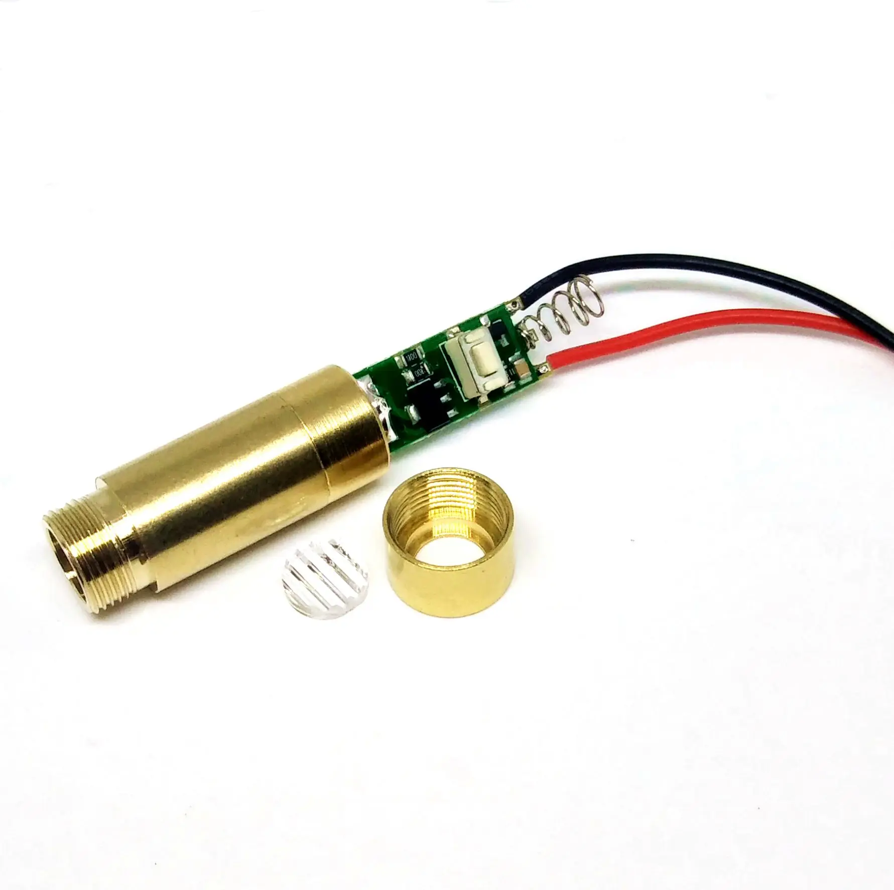 Industrial 650nm 100mw Red Laser Diode Module Dot/ Line/ Cross with Driver & Spring