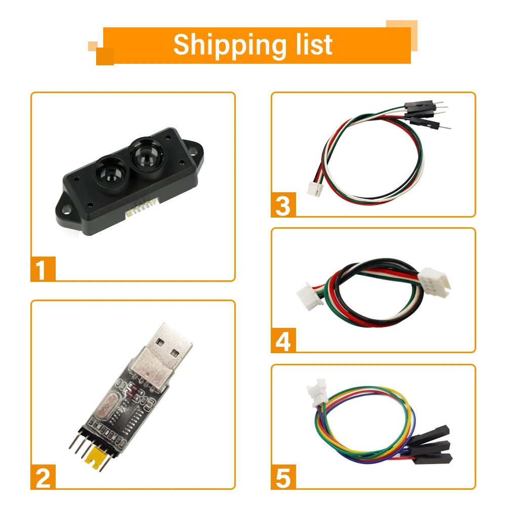 Benewake tfmini-s Lidar Range Finder Sensor módulo TOF, punto único, Micro rango UART e IIC 0,1-12m (versión mejorada de