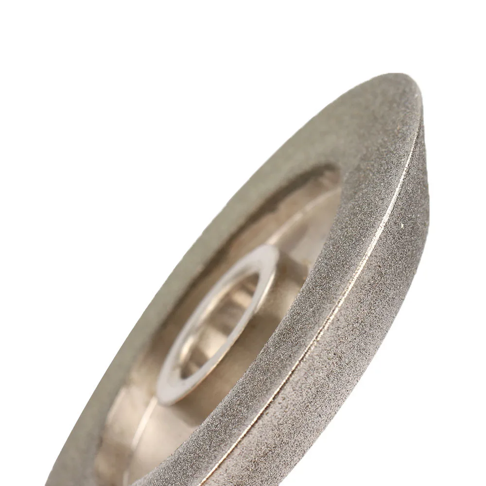 Rebolo de diamante galvanizado de 78 mm 45 °   Disco moedor de copo 16/12,7mm de diâmetro do furo fresa polimento ferramentas rotativas