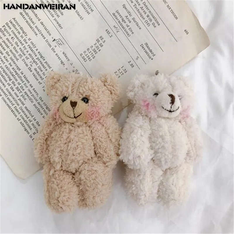 

Bear Pendant Plush Toys 1 Pcs New Cute 11CM Christmas Gift Animal Studded Toy Holiday Gift For Girls&Boys&Childs HANDANWEIRAN