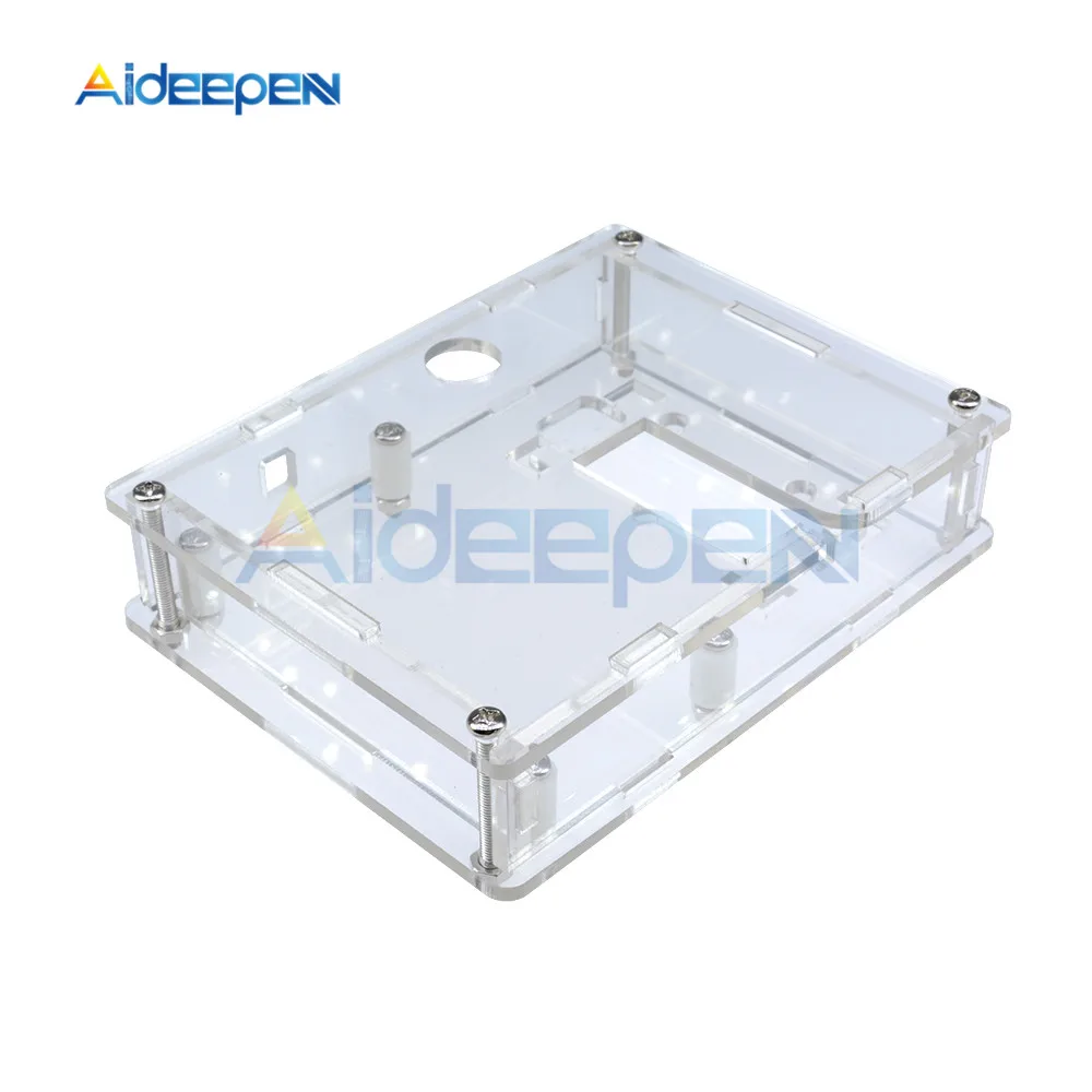 Clear Acrylic Case Shell Housing For LCR-T4 M328 Transistor Tester Capacitance ESR Mega328 Diy Kit (Only Case)