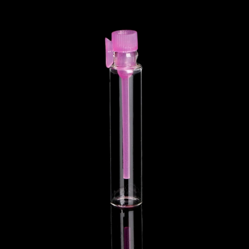100Pcs/Lot Mini 1ml 2ml Cosmetic Perfume Essential Oil Sample Glass Bottle Containers