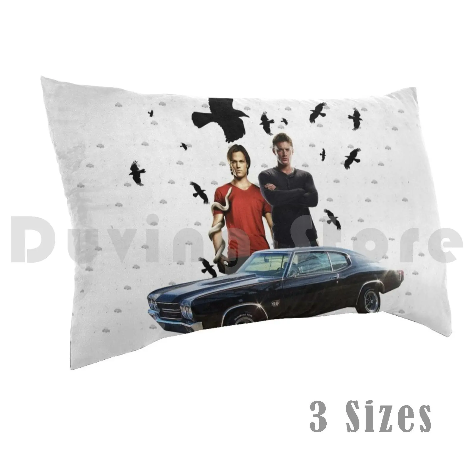 Supernatural 11 Pillow Case Printed 50x75 Supernatural Dean Sam Winchester Bobby Castiel Cas Angel Demon