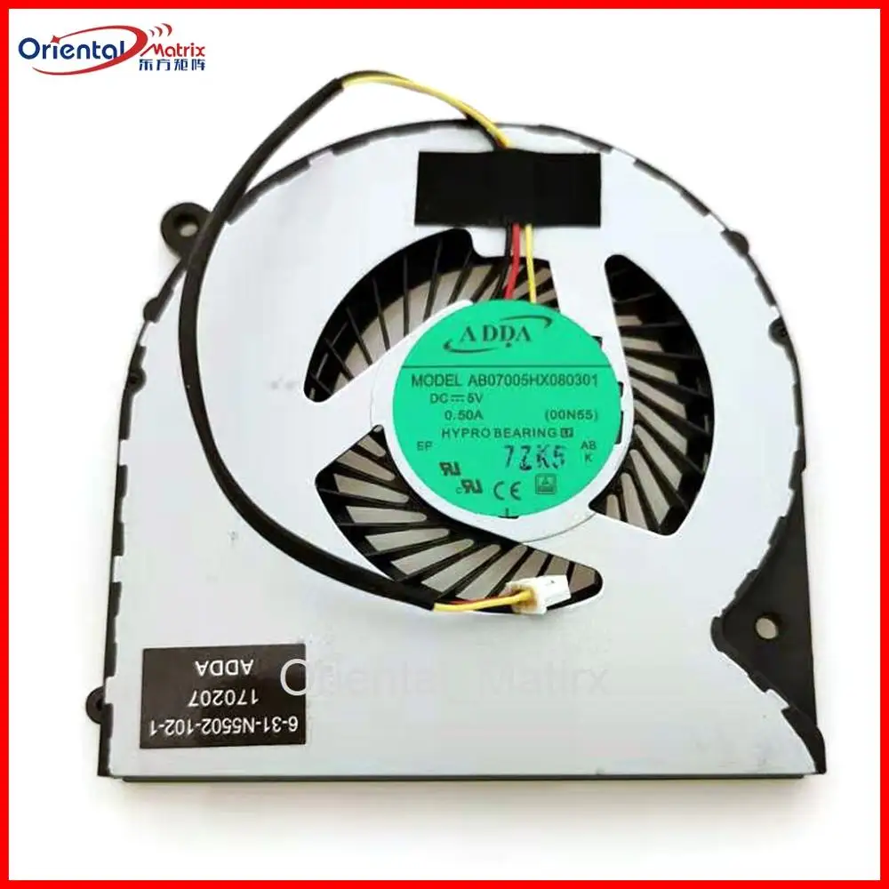 Free Shipping BS6205MS-U2B AB07005HX080301 CPU VGA Fan For Thunderobot G150T G170T MACHENIKE T57 Cooling Fan