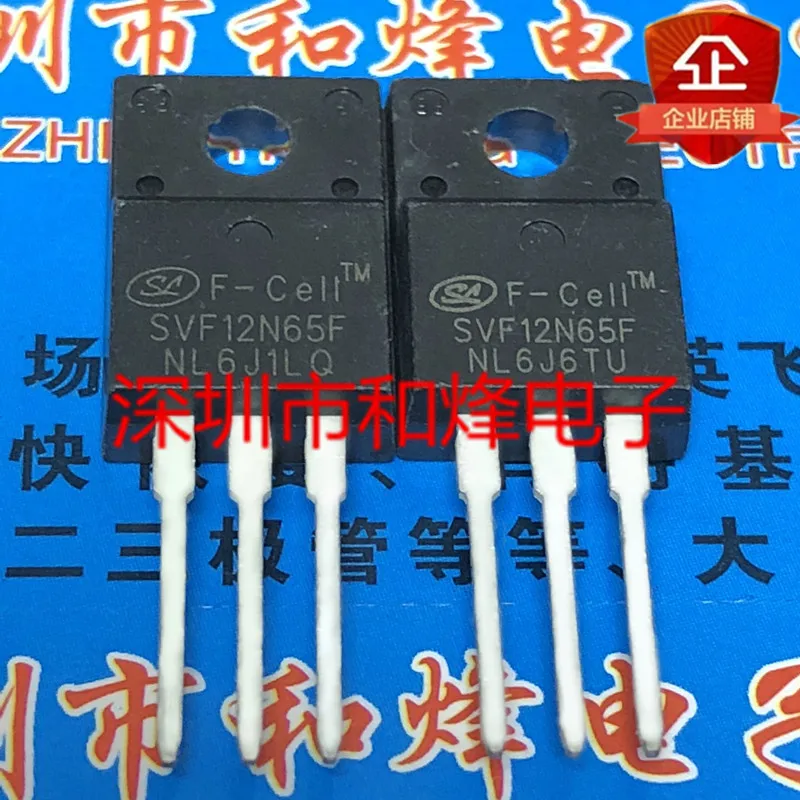 Original 5Pcs/SVF12N65F TO-220F 650V 12A