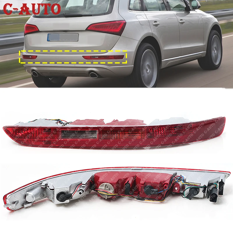 Car With bulbs Rear bumper light high quality Tail Lamp Cover brake light For Audi Q5 2009-2016 8R0945095 8R0945096 Accessories