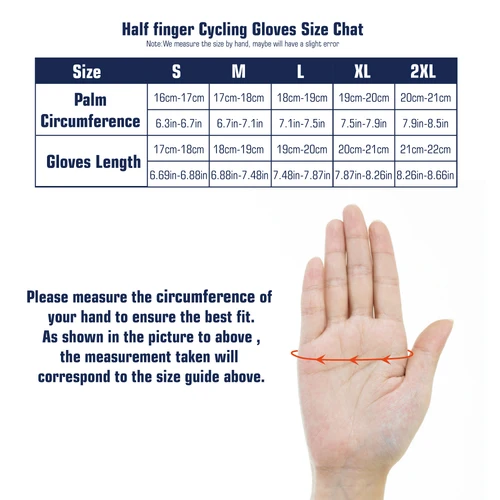 Imagen 2 del producto KEMALOCE Guantes Ciclismo Hombre&Mujere Carreras De Carretera Medio Dedo Verano Moto Antideslizante Reflexivo Deporte Al Aire Libre Adulto Guantes MTB