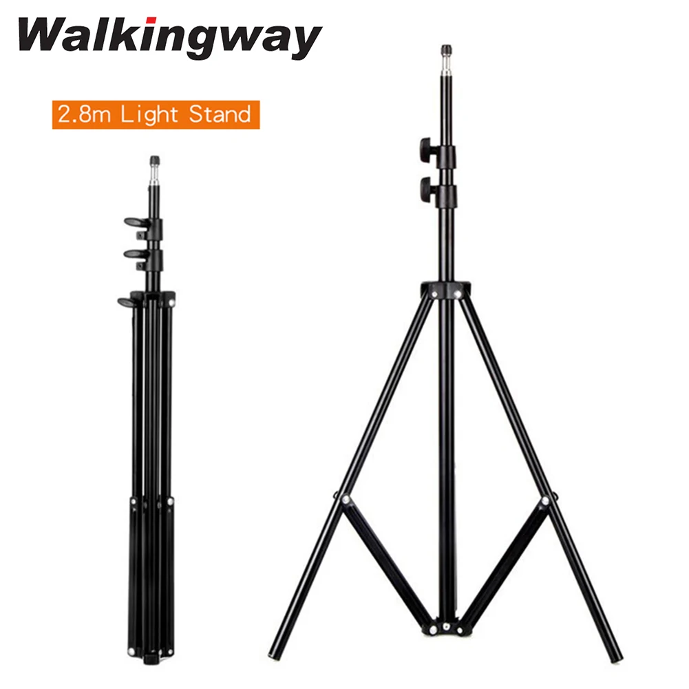 280cm 2.8m 9FT Heavy Duty Video Tripod Light Stand Solid Softbox Stand for Led video Light TV Station Studio Photo Studio