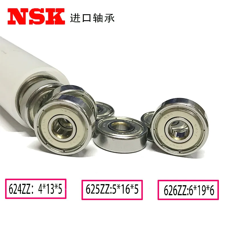 WEDM Cắt Dây NSK Ròng Rọc Bi 624ZZ/625ZZ OD14 * 3*5Mm Cho Hướng Dẫn Bánh Xe Dây máy Cắt