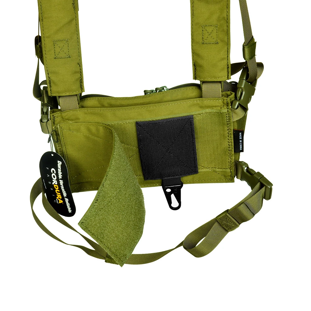 Tactifans Spiritus Micro Mini ต่อสู้ MK3 Chest Rig Hook ใส่ D3 ยุทธวิธีการล่าสัตว์เสื้อกั๊กอุปกรณ์เสริม