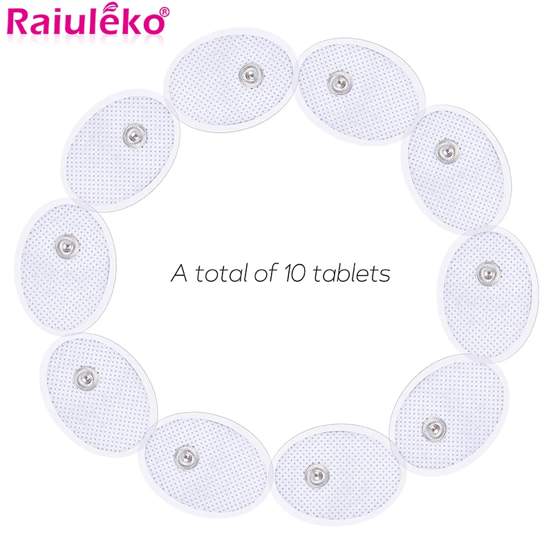 

10PCS Electrode Self Adhesive Gel Pads For Tens Acupuncture Therapy Body Massager Electrical Muscle Stimulator Massage Patch