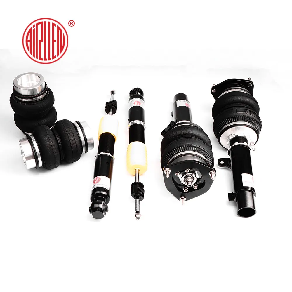 For SE-AT IBIZA airsuspension shock absorber kit/front struts with camber plate on top/Airllen Pneumatic suspension strut & bags