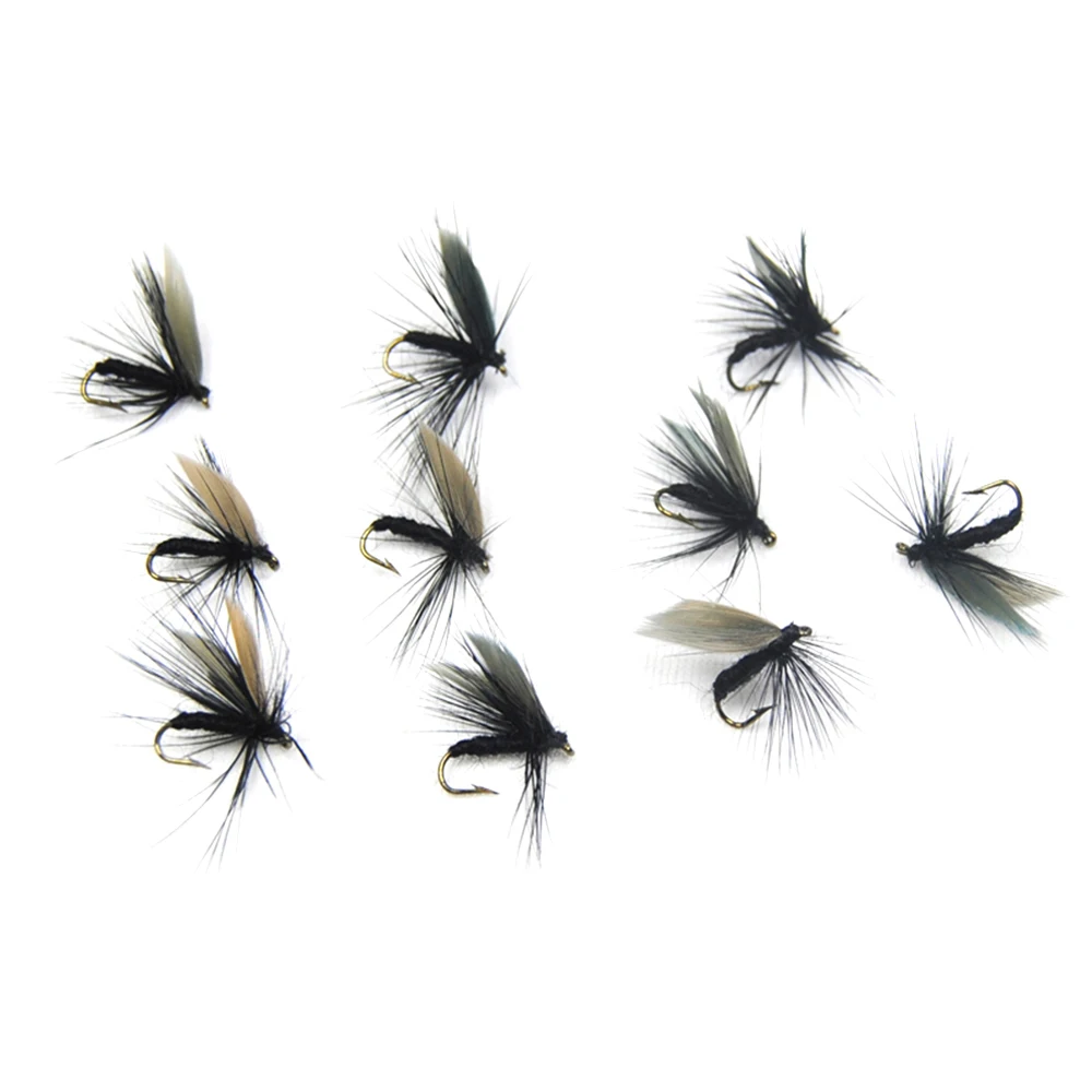 ICERIO Moscas Secas Gris Drake – Señuelos para Trucha Agua Dulce - imagen 4