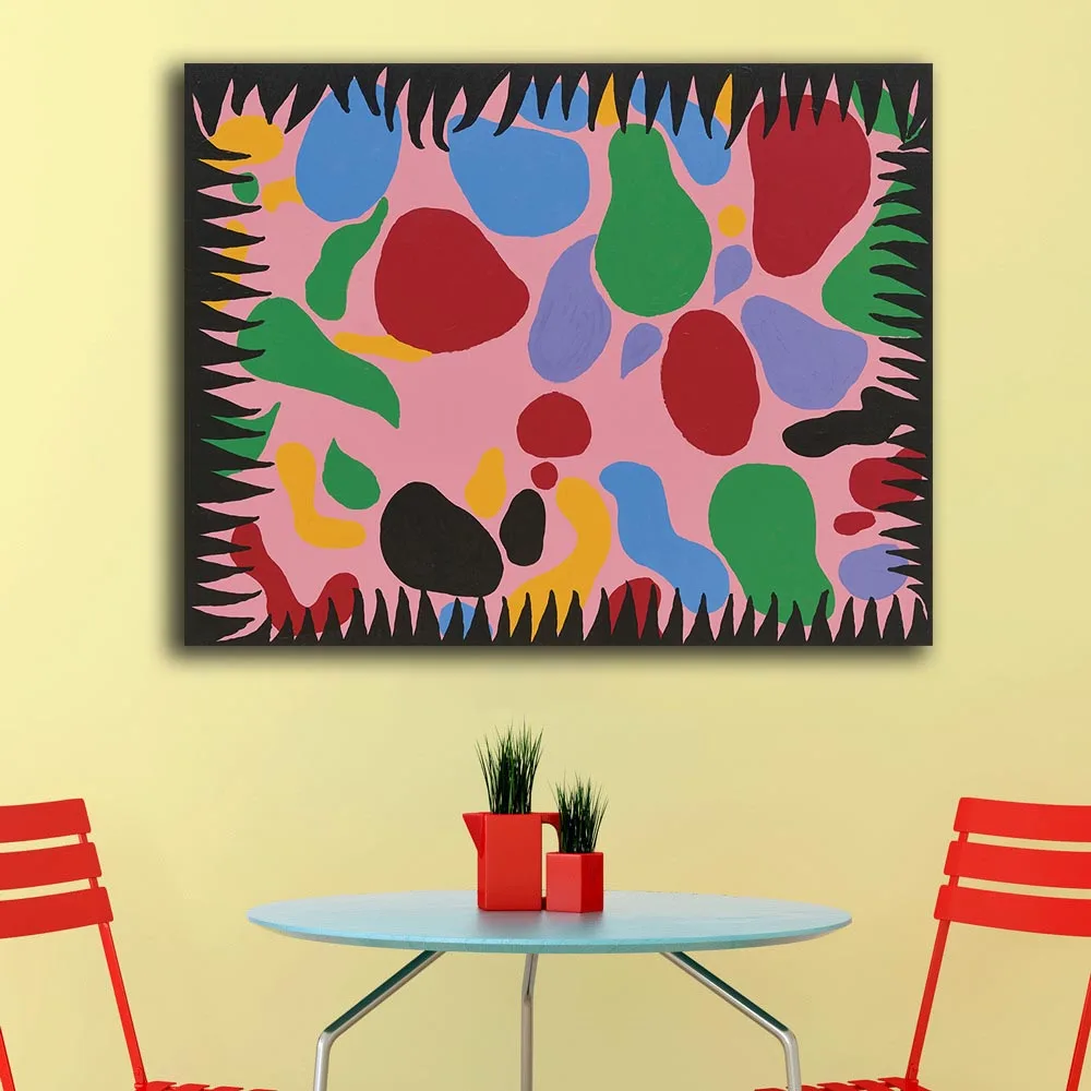 Large Print Oil Painting Wall painting Yayoi Kusama MY FORSAKEN LOVE Home Decorative Wall Art Picture For Living Room painting