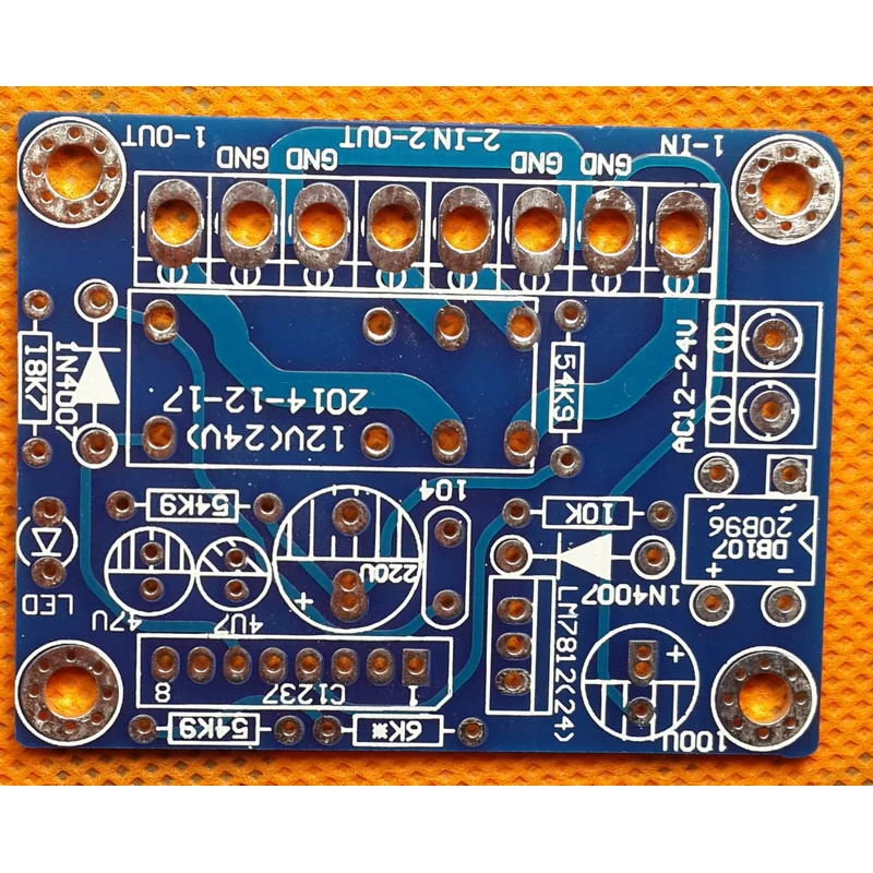 KYYSLB UPC1237 Speaker Horn Protection Board Japan Omron Relay Two-channel Protection Board Kit