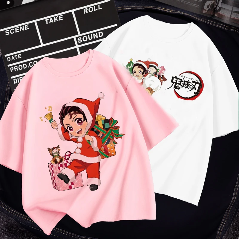 New Kids Girl T Shirt Summer Baby ChristmasTops Toddler Tees Clothes Children Clothing Cartoon T-shirts Short Sleeve Casual Wear