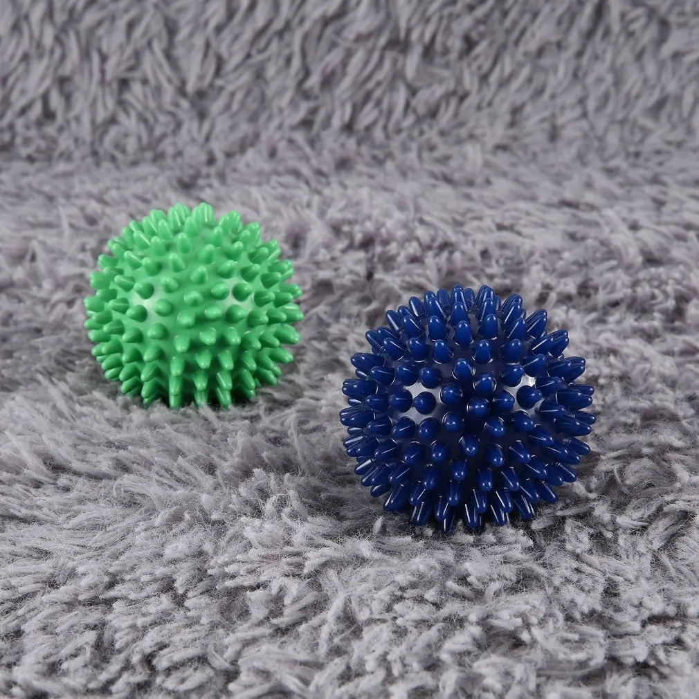 Bola de masaje con púas de alta densidad de PVC, tratamiento para el dolor de pies y la fascitis Plantar, Bola de acupresión para erizo