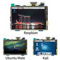 3.5 Inch LCD HDMI USB Touch Screen Real HD 1920x1080 LCD Display  For Raspberri 3 Model B / Orange Pi (Play Game Video)MPI3508