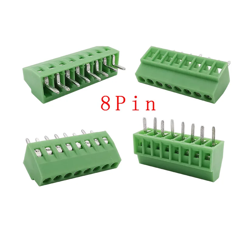 10er-Pack Schraubklemmenblock-Steckverbinder – 12-polig, 2,54 Mm Raster, Grün, PCB – Für Universelle Verkabelung, Feuerhemmend