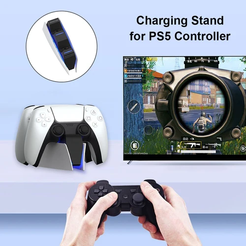 Imagen 2 del producto Cargador de batería para Sony Play Station, Accesorios de Control de doble sentido, base de carga, PS5, PS 5, Dualsense, nuevo