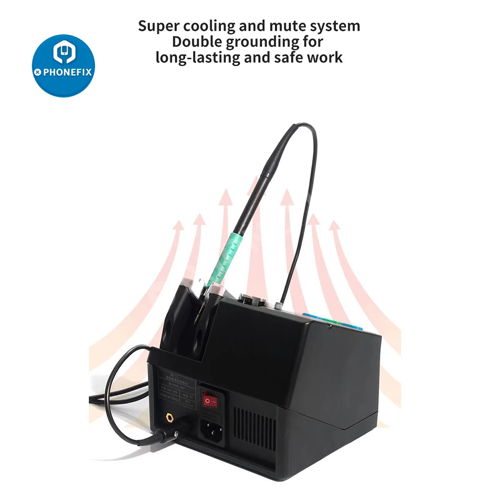 Jabe Super Solder 210 Intelligent Soldering Station with C210 Handle for PCB Micro-Soldering Phone For JBC C210 Welding Station