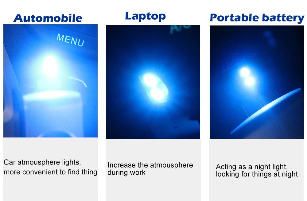 7 farben RGB Auto USB Licht LED Auto Umgebungs Dekorative Lampe Notfall Lampe Caravan RV Automotive Zubehör Dekoration Innen – Detail 7