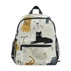 2021 crianças saco de escola criativo infantil azul gato design menina meninos mochila da criança crianças sacos de escola saco dos desenhos animados do jardim infância