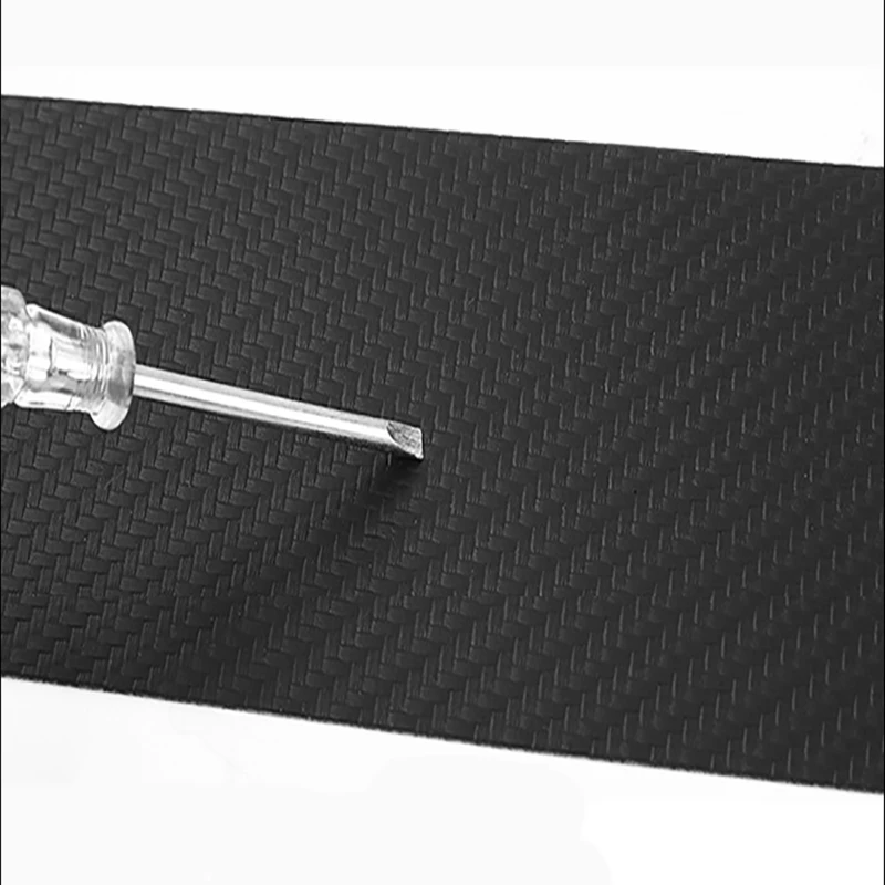 Rear Tail Door Decoration Carbon Fiber Sticker For Mitsubishi Pajero V97 V93 V87 Tail Box Door Anti Kick Pad  Car Accessories