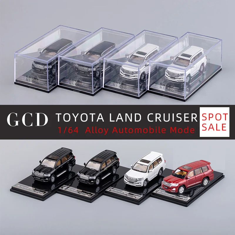 

GCD 1:64 Toyota Land Cruiser LC200 Red/Gray Diecast Model Car