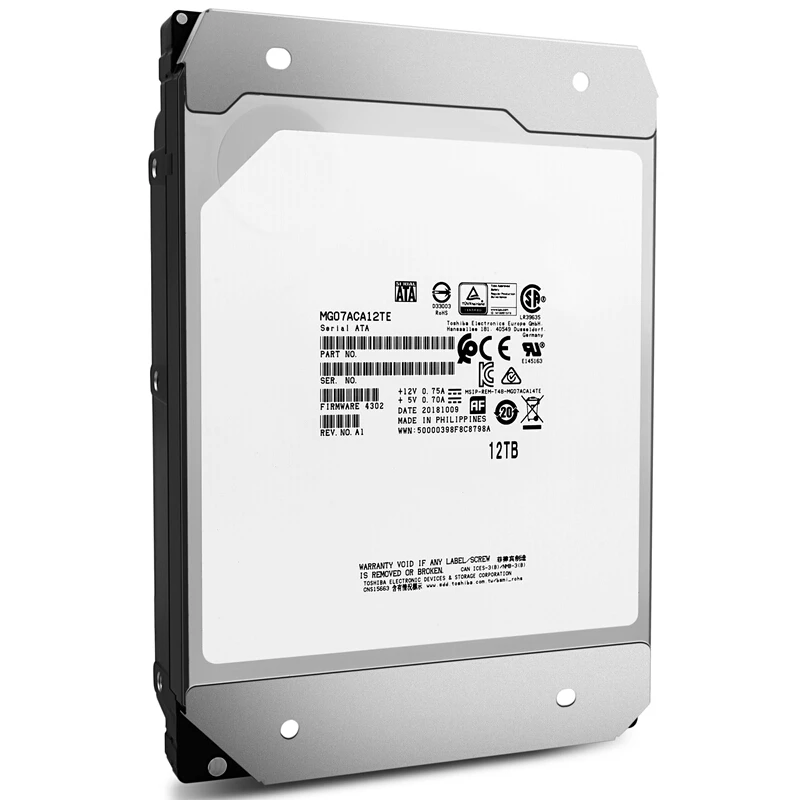New Original HDD For Toshiba 12TB SATA 3.5