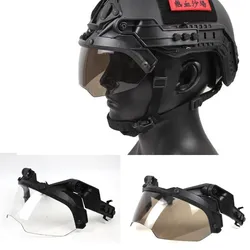 OP Gafas tácticas universales para casco MICH, graduables