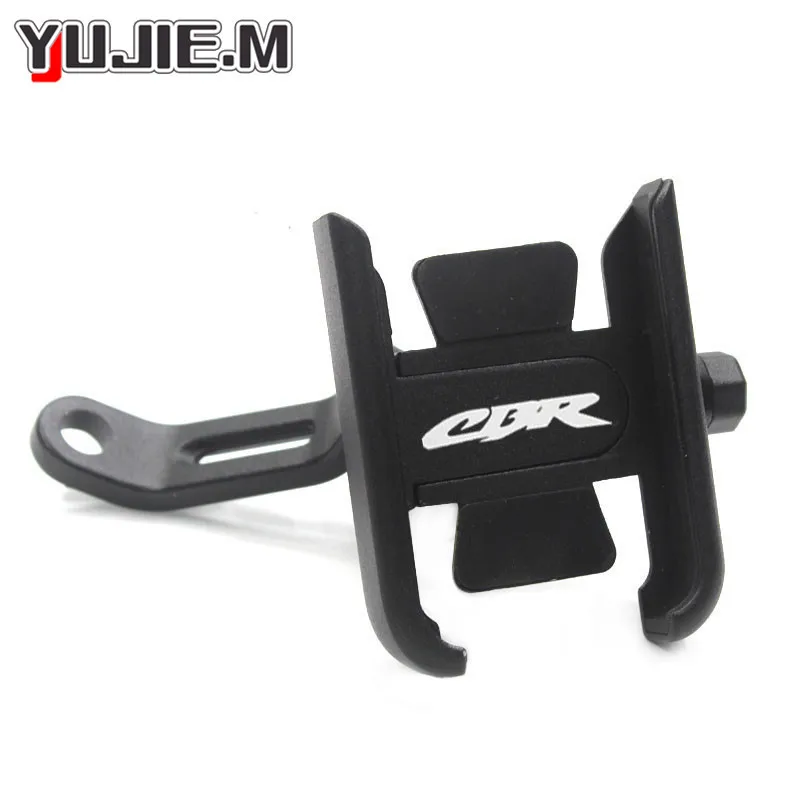 Suporte do telefone móvel do guiador da motocicleta, Suporte GPS para HRC CBR, CBR1000RR, CBR650F, CBR600RR, CBR500R, CBR300R, CBR250R