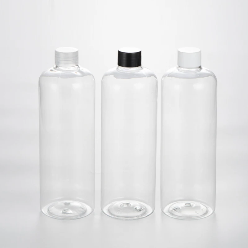 

500ML X 24 Transparent Plastic Bottle 500CC Empty Shampoo Bath Liquid Soap Container Personal Care Refillable Bottles