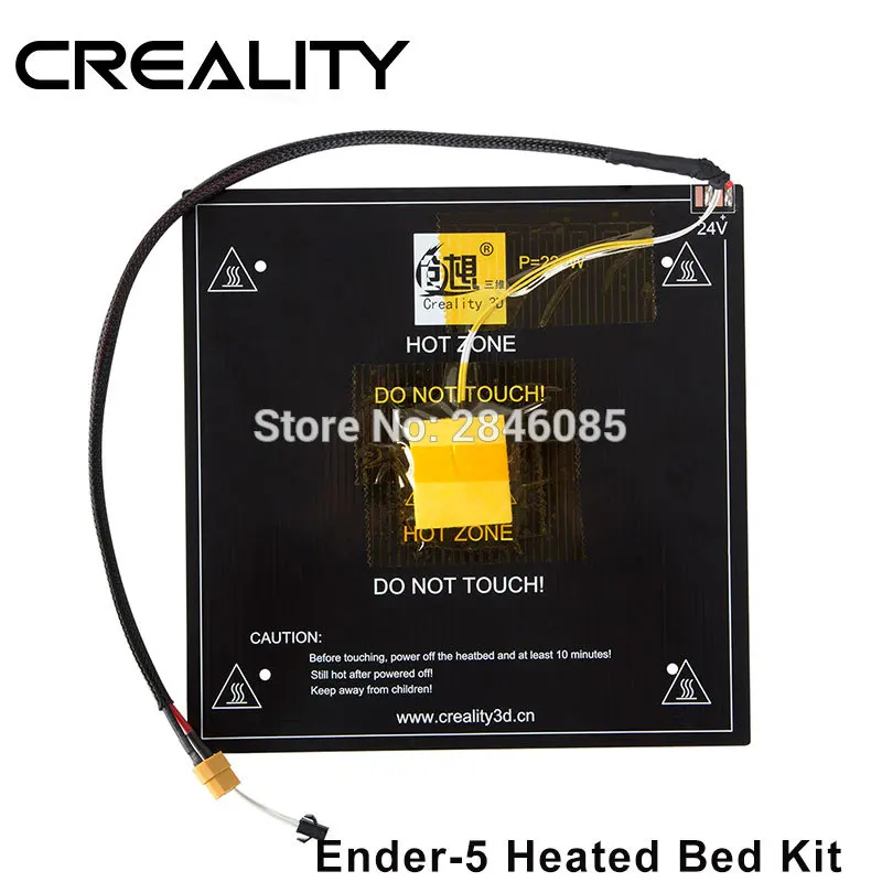 24V Ender-5 220*220*3MM heatbed Aluminum with cable line heating bed for Creality Ender 5 MK3 3D printer hotbed parts