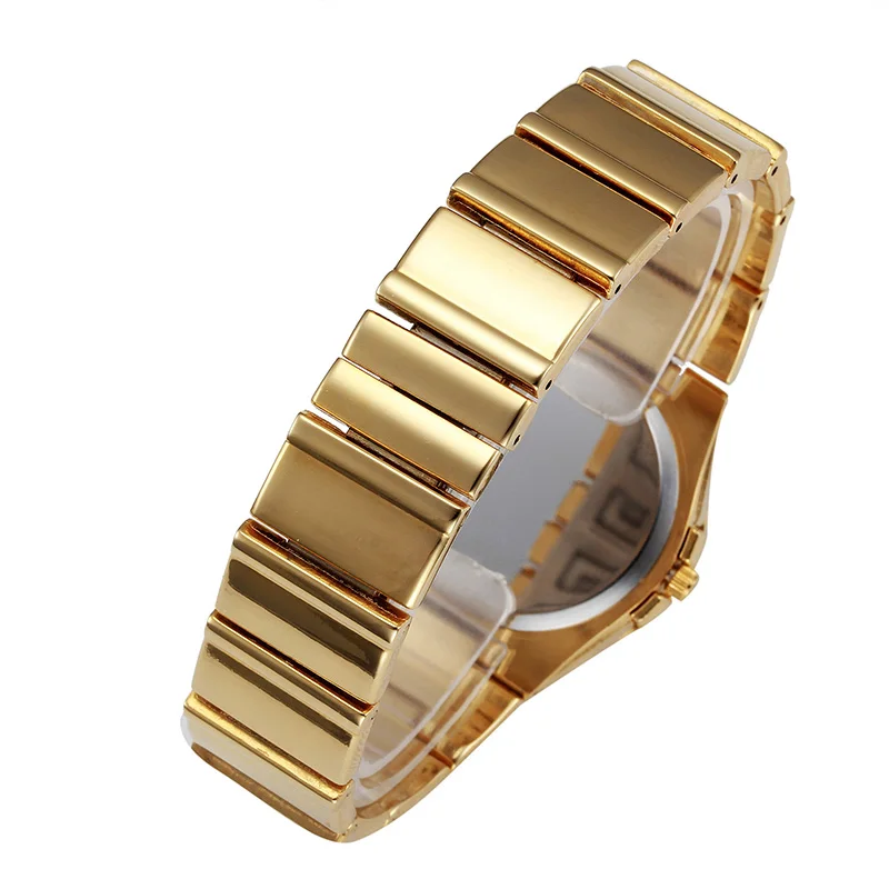 Full Cubic Zirconia Dial Bling Quartz Wristwatch Women Ladies Casual Brand Waterproof Watch Gold Silver Drop Shipping