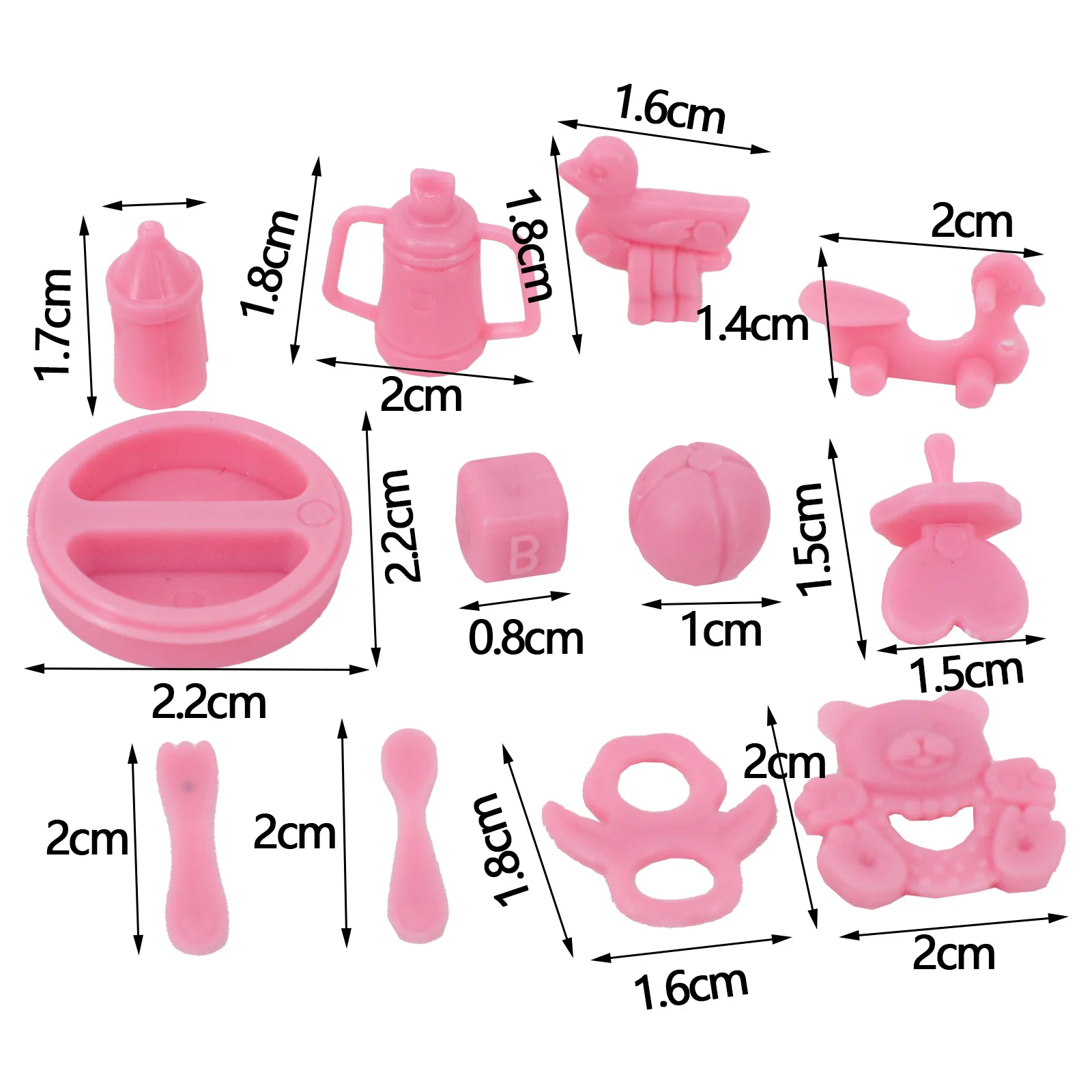 Kelly Family Doll Clothes Furniture Mini Kitchen Food Simulation Toys For 11.8 Inch Barbies,4 Inch Lovely Dolls,Toys Accessories