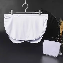 Men Detachable And Closed Low Waist Ice Silk Underpants Arrow Home Pants Men's Detachable And Closed Low-waist Ice Silk