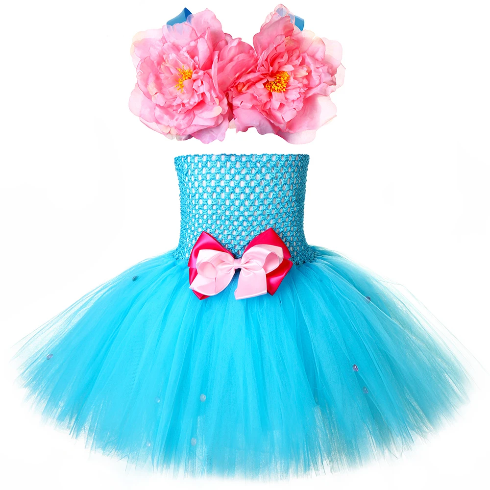 

Flower Mermaid Outfit for Baby Girls Birthday Party Princess Dresses Kids Toddler Seamaid Costumes Newborn Photoshoot Tutus Set